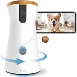 Furbo Cámara 360° para Perros con Lanzador de Premios y Alertas de Ladrido