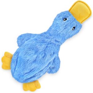 Best Pet Supplies Pato Parlanchín Interactivo con Sonido Crujiente
