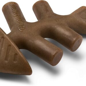 Benebone Fishbone - Juguete Masticable con Forma de Pez y Sabor a Jack Salmon