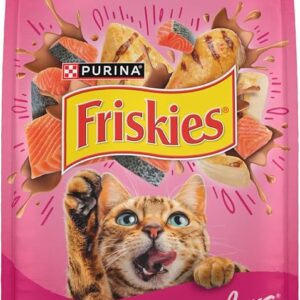 Purina Friskies Gravy Swirlers - Alimento Seco con Sabor a Pollo y Salmón en Salsa