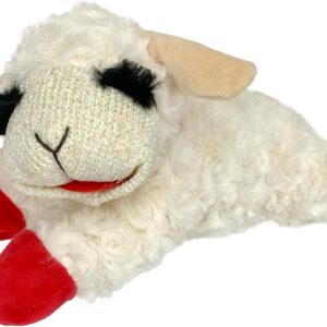 Multipet Lamb Chop - Clásica Ovejita de Peluche con Chillador para Perros