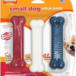 Nylabone Power Chew - Hueso Masticable Sabor Res para Masticadores Fuertes