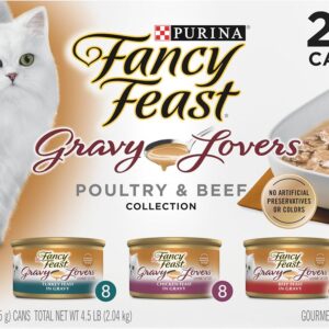 Purina Fancy Feast Gourmet - Paquete Variado de Alimento Húmedo para Gatos